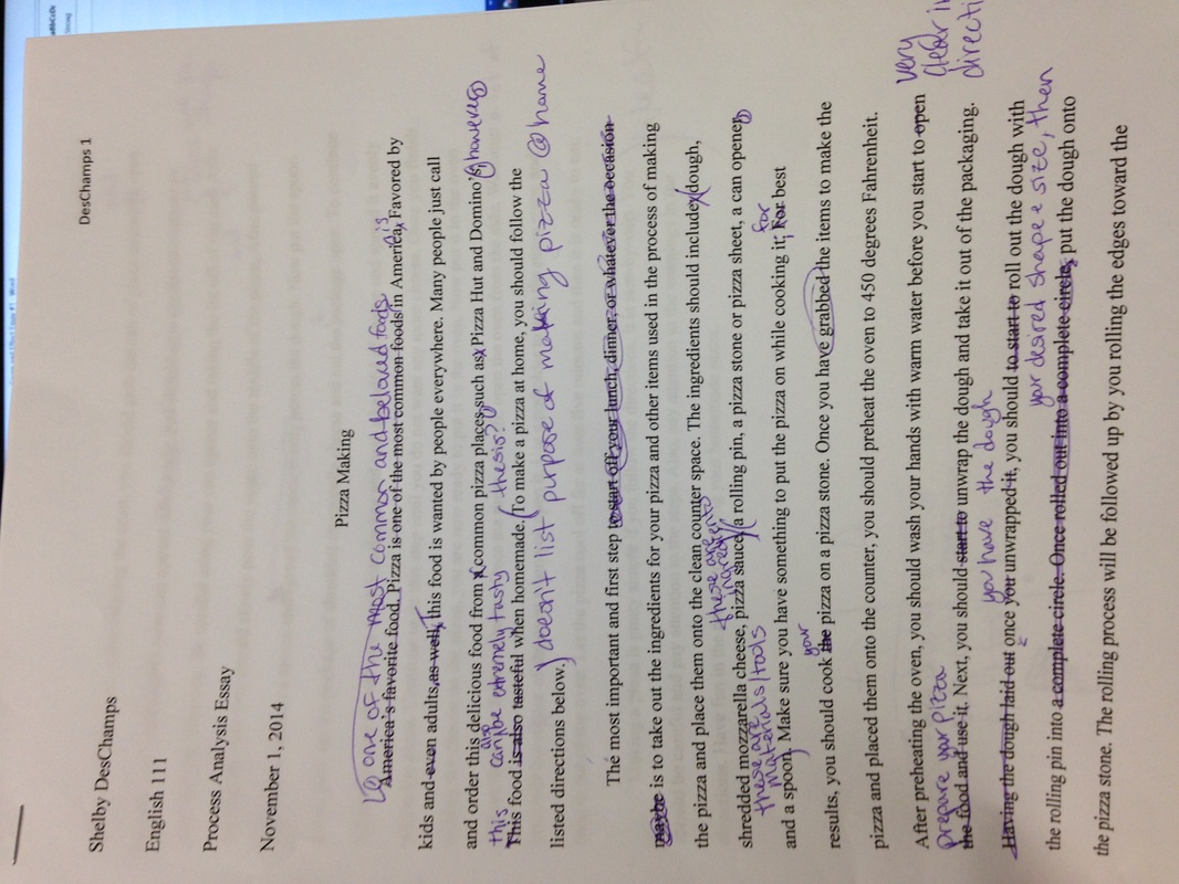 Example of process analysis essay