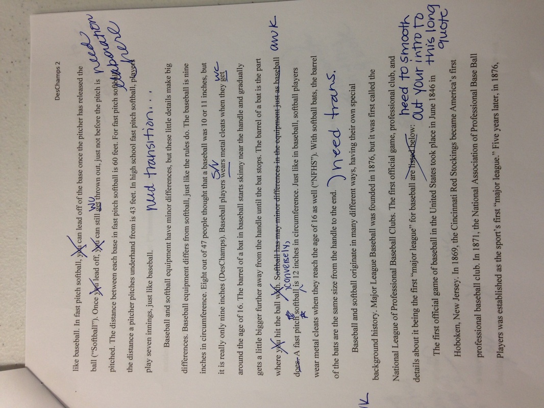 example of compare and contrast essay